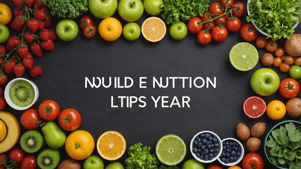 Nutrition Tips for a Healthy Life for a Successful Year